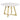 Gwynn Round 51-inch Marble Stainless Steel Dining Table Gold