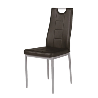 Silla de Comedor Moderna Diseño Ergonómico Acolchada Patas Metálicas Resistentes