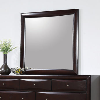 Phoenix Square Dresser Mirror Deep Cappuccino - MartincFurniture