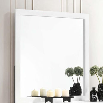 Kendall Square Dresser Mirror White - MartincFurniture