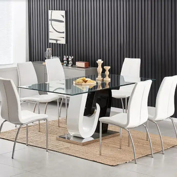 Dining Table 2740 White/ Black