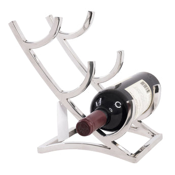 3 Bottle Stainless Steel Wine Rack