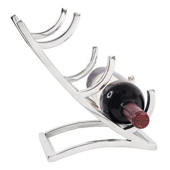 3 Bottle Stainless Steel Wine Rack