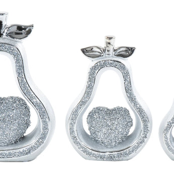 3pc Diamond Pear Set Kitchen Decor