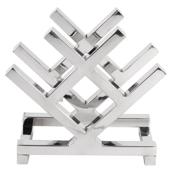 4 Bottle Stainless Steel Wine Rack