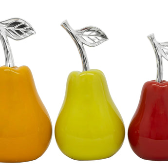 4PC Multi-Color Pear Kitchen Decor