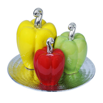 4pc Bell Peppers Kitchen Decor