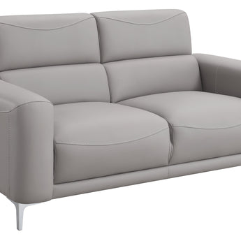 Glenmark Track Arm Upholstered Loveseat Taupe