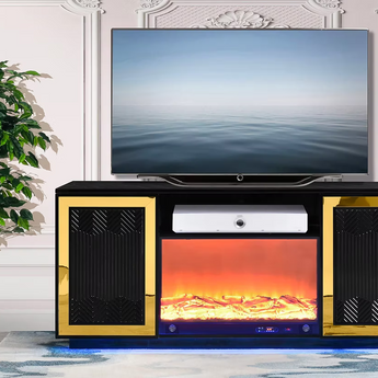 Quito Black TV Stand