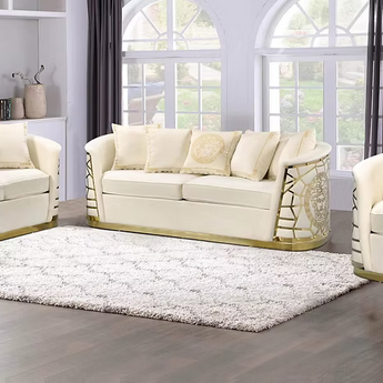 Odessa Cream Living Set