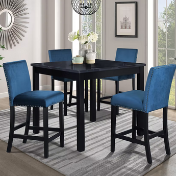 Leo Black/Blue 5 Piece