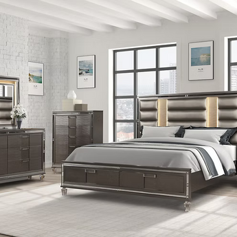 Zara Charcoal Bedroom Set
