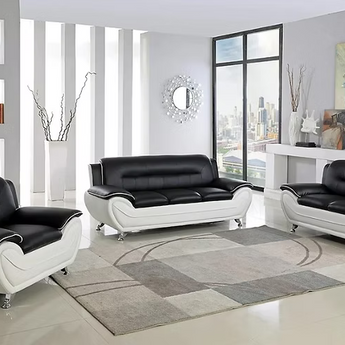 New York Black & White Living Set