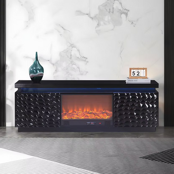 Bogota Black TV Stand