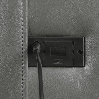 Flamenco Tufted Upholstered Power Sofa Charcoal - MartincFurniture