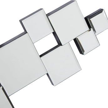 Overlapping Squares Wall Mirror Accent