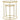 Maylin 2-piece Round Glass Top Nesting Table Set Gold