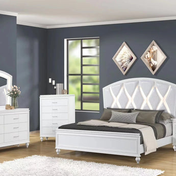 SALLY WHITE BEDROOM SET - B520