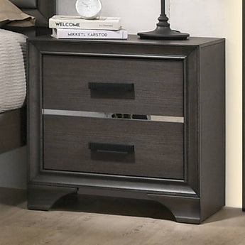 Cómoda Espejo Moderna B80037 y Mesita Noche: Solución Elegante Almacenamiento Dormitorio