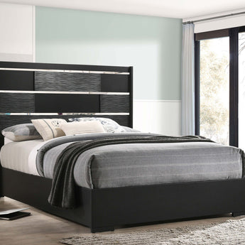 Blacktoft Queen Panel Bed Black