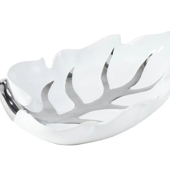 Ceramic Leaf Tray Decor