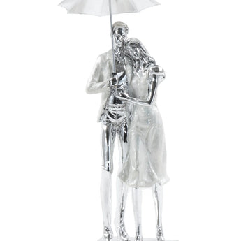 Couple under Umbrella Sculpture