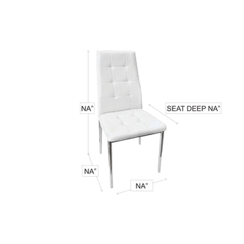 Silla de Comedor Diana Gris Moderna Tapizada Cómoda Diseño Elegante