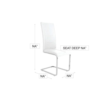 Silla de Comedor Eliane Roja Diseño Moderno Ergonómico Confortable Resistente