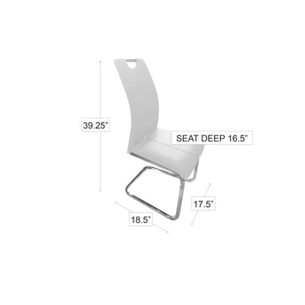 Silla de Comedor Philly Negra: Diseño Moderno, Confort, Elegancia y Durabilidad