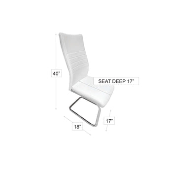 Silla Comedor Vegas Negra Moderna Ergonómica Diseño Elegante Confortable Resistente