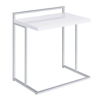 Dani Rectangular Snack Table With Metal Base