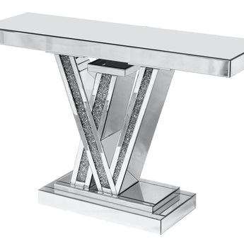 Diamond Mirror LV Console Table