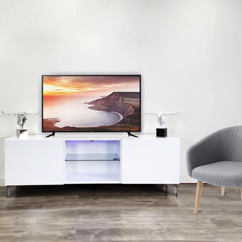 TV STAND GLOSSY WHITE