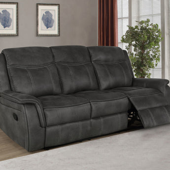 Lawrence Upholstered Tufted Back Motion Sofa