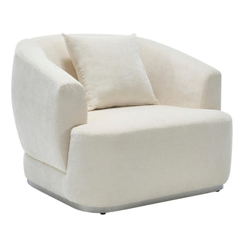 Moderna Silla de Acento Mónaco Beige: Elegancia y Confort para tu Sala