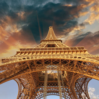 Impresionante Arte de Pared de Cristal Torre Eiffel 152x91cm Decoración Moderna