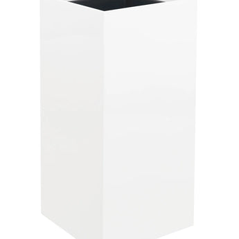 Square White Indoor/Outdoor Floor Vase Planter