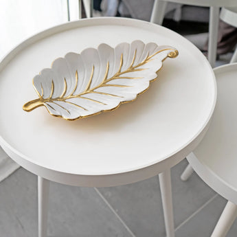 Tabletop Leaf Tray Decor