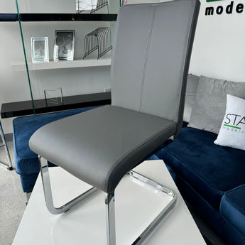 Silla Comedor Mazel Gris Moderna Elegante Diseño Duradero para Tu Hogar