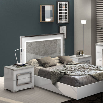 ZARA SET WITH LED KING SIZE BED