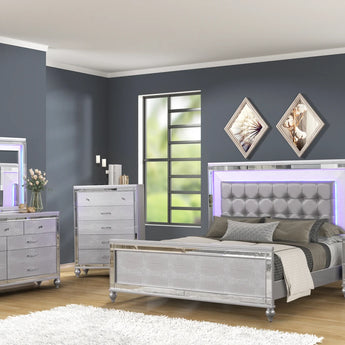 EMMA BEDROOM SILVER -B515