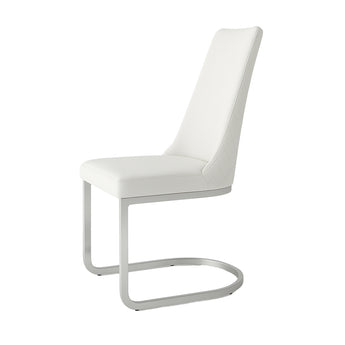 Silla Comedor Brenda Blanca Moderna: Diseño Escandinavo, Confort Superior, Estilo Versátil